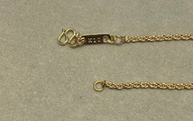 18KGP 18金 鍍金 麻ひもチェーン ゴールドネックレス gold necklace 50_画像6