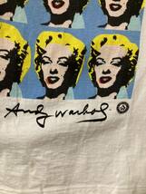 デッドストック アート ビンテージ vintage art 90s ウォーホル usa製 T ヴィンテージ Warhol シャツ モンロー マリリン xl 80s アメリカ製_画像7