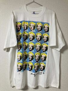 デッドストック アート ビンテージ vintage art 90s ウォーホル usa製 Tシャツ ヴィンテージ Warhol モンロー マリリン xl 80s アメリカ製