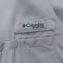 古着 Columbiaコロンビア PFG フィッシングシャツ 刺繍 長袖シャツ トップス メンズM ベトナム製 アイスブルー_画像6
