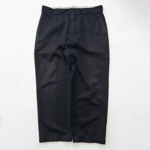 古着 90s Dickies ディッキーズ 874 ワークパンツ メンズL相当 ブラックTALON ウエスト実寸36インチ