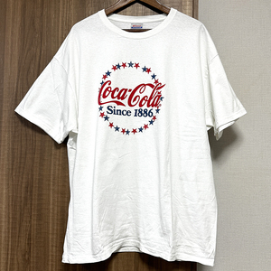 【古着】コカ・コーラ ロゴ 半袖Tシャツ ホワイト XL