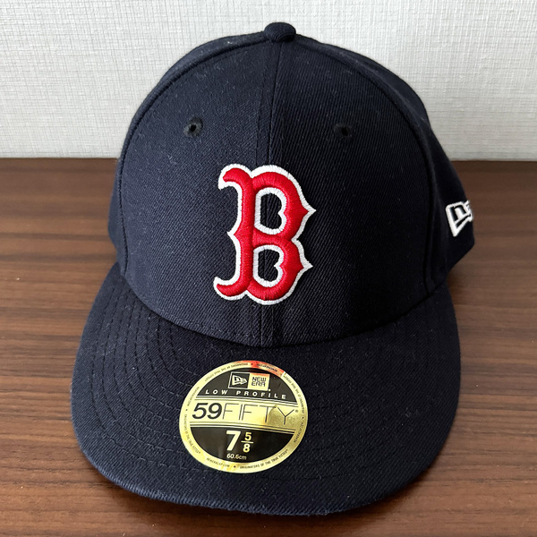 NEWERA(ニューエラ)Bレッドソックス キャップ 59FIFTY ロープロファイル 7 5/8