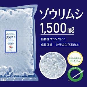 【ゾウリムシ　種水　1500ml】めだか　メダカ　針子 稚魚　餌　psb　 金魚　青水　PSB　クロレラ　ミドリムシ 針子メダカ卵に スポイトあり