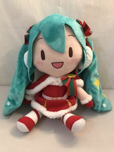 初音ミクシリーズ スペシャルふわふわぬいぐるみ“初音ミク”クリスマス2019 中古美品　 #y-8032