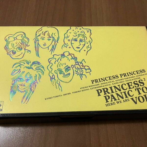 プリンセスプリンセスPANIC TOUR HERE WE ARE（1988）VHS