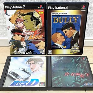 【動作確認済】PS1・PS2ソフト 4タイトルまとめ売り プレイステーションソフト