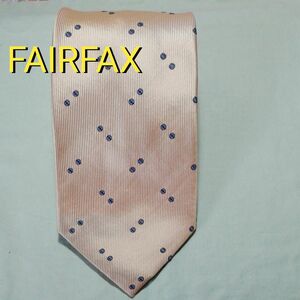 【USED美品】ネクタイ　フェアファクスコレクティブ　FAIRFAX　イエロー　MADE IN JAPAN　ハンドメイド