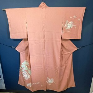 【10468】付下げ訪問着 着物 袷 上品 可愛い お茶会 パーティー 和服 和装 カジュアル 普段着 レトロ アンティーク 伝統 トラディショナル