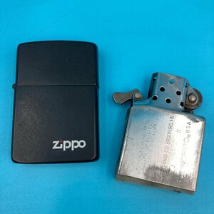 【10600O160】ジッポ Zippo ローラー式 オイルライター 喫煙具 喫煙グッズ ブラック 黒 シンプル