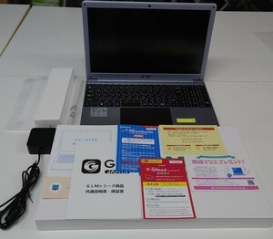 (07) 動作確認済み、初期化済み。GM・JAPAN ノートPC GLM-15-256-P