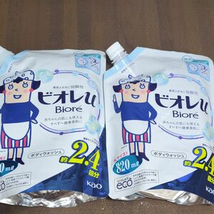 ビオレu ボディウォッシュ さっぱりさらさら つめかえ用 820ml 詰め替え 2袋 日用品 ボディソープ液体