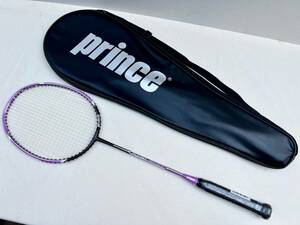 A974 unused . close Prince Prince badminton racket POWER 4000v soft case attaching lady's 