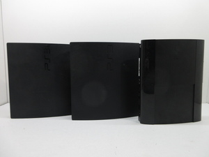 n76630-ty ジャンク○計3台セット PS3本体 CECH-2000A(120GB)×2 CECH-4000B(250GB)×1 [035-240503]