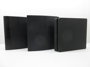 n76632-ty ジャンク○計3台セット PS3本体 CECH-3000A(160GB)×1 CECH-4200B(250GB)×1 PS4本体 CUH-2000A(500GB)×1 [035-240503]