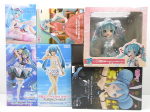 n76745-ty unopened 06 piece set tight - lot LH. premium aqua float girls etc. Hatsune Miku figure [054-240504]