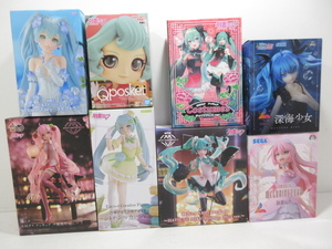 n76908-ty 未開封○8個セット ぬーどるストッパー Luminasta Qposket等 初音ミク フィギュア [054-240510]