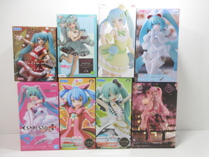 n76935-ty unopened 08 piece set Hatsune Miku figure SPM ESPRESTO EX-d Creative Figure AMP etc. Pro seka[054-240510]