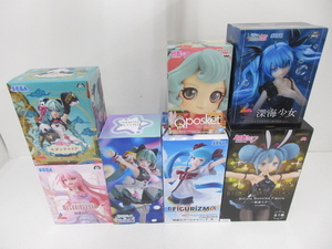 n77013-ty unopened *7 piece Hatsune Miku figure modern tea inaFIGURIZMα Cyber Future . sound LUKA deep sea young lady etc. [054-240515]