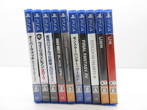 s22457-ty [ postage 950 jpy ] Junk 010 pcs set PS4 Call of Duty Kingdom Hearts 3 other [040-240520]