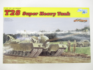 n77254-ty ジャンク○海外製プラモデル ドラゴン T28 Super Heavy Tank 1/35 アメリカ陸軍 T28 超重戦車 ITEM:CH6750 [068-240525]