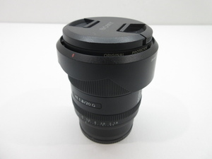 s22516-ty 【送料950円】中古品★SONY ソニー FE 20mm F1.8 G SEL20F18G Eマウント用大口径超広角単焦点レンズ [099-240530]