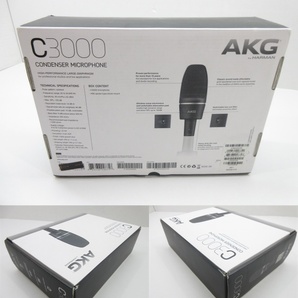 n76834-ty ジャンク○AKG by HARMAN C3000 CONDENSER MICROPHONE コンデンサーマイクロフォン [091-240506]の画像10