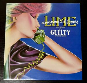 LIME / UNEXPECTED LOVERS 訳あり中古盤12インチ
