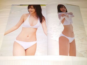 雑誌の切り抜き 真野恵里菜 二十歳の初恋 6P