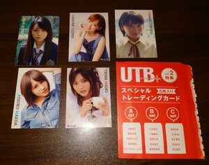 雑誌の付録カード UTB＋ Vol.2 スペシャルトレーディングカード B set 非売品