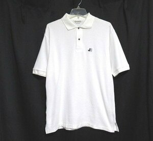 N6951　Black＆White （ブラック＆ホワイト）ゴルフ/半袖ポロシャツ/白/L：35