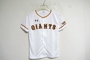 N6877:UNDER ARMOUR(アンダーアーマー)巨人 読売ジャイアンツ キッズユニフォーム/YMD：35