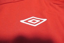 B0300:vintage UMBRO イングランド サッカー ユニフォーム ゲームシャツ サッカーシャツ 赤 46 メンズ 半袖シャツ 半袖Tシャツ:35_画像5