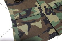 B0307:96年製 U.S.ARMY ミリタリーシャツ カーキ X-SMALL-X-SHORT メンズ 迷彩 ファティーグジャケット BDU 米軍 軍物:5_画像5