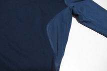 N6910:adidas（アディダス）Techfit 半袖コンプレッションシャツ/紺/O:35_画像8