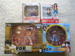 新品P.O.P Portrait.Of.Pirates ワンピースSailing Again＆P.O.P DX&S.H.Figuarts ZERO＆(新世界ver.)モンキー・D・ルフィ*4点【未開封】