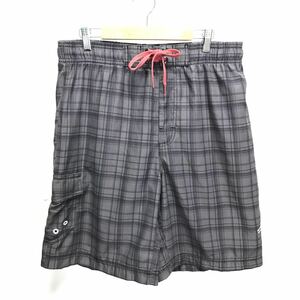 サーフスタイルに◎【Billabong】ビラボン スイムパンツ ハーフ ショーツ ショート サーフィン 海 川 プール 春夏 グレー M /Y9224ii