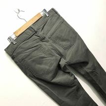 美シルエット◎【GAP】ギャップ カラーパンツ デニム チノパン スリム テーパード ストレッチ アメカジ 古着 大人 チャコール w28 /Y9844ii_画像7