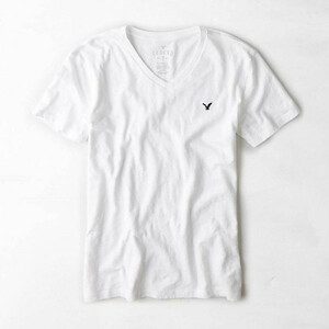 * ラスト３ * AE アメリカンイーグル シンプル Ｖネック Tシャツ Ｔ XL / White *