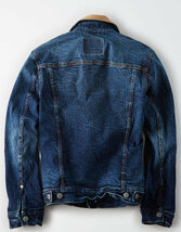 * ラスト * AE アメリカンイーグル コーデュロイカラー デニムジャケット AEO Corduroy Color Denim Jacket Washed Blue L / Gジャン *_画像2