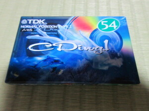 カセットテープ　TDK　CDing１　ノーマル　５４分