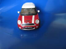 ■マイスト Maist MINI COOPER　S 1/36 ミニクーパーS 　プルバックカー　レッド/ホワイト 11103　◆中古◆_画像4