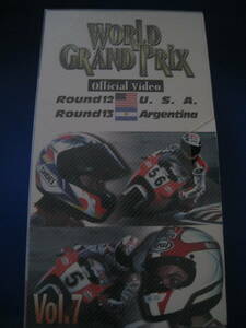 #VHS видео '94 мир GP load гонки Vol.7 R.12U.S.A. R.13 Argentina M*do- рукоятка K*shu one tsu. часть . история load рейсинг * б/у 