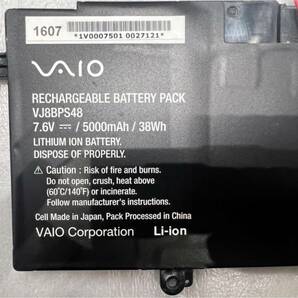 【SONY】 VAIO S11 VJS111シリーズ用 純正バッテリー VJ8BPS48 7.6V 5000mAh 38Wh 未確認 ジャンク品の画像3