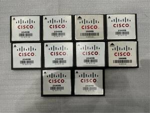 CISCO] CompactFlash CF card 256MB 10 pieces set stock several 