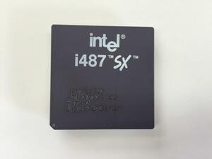 [ rare ]Intel i487 SX numerical value ..ko processor stock several 