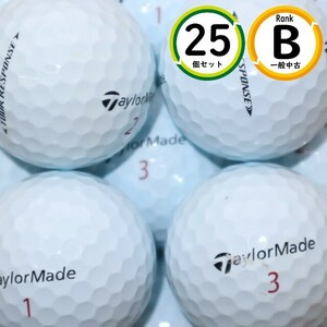 25個 テーラーメイド ツアーレスポンス Bランク 中古 TAYLORMADE ロストボール 送料無料