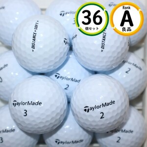 Aランク 36個 テーラーメイド ディスタンス プラス ソフト ホワイト 良品 TAYLORMADE ロストボール 送料無料