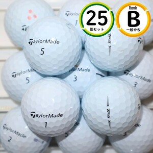 25個 TP5 2021年モデル テーラーメイド Bランク ホワイト TAYLORMADE 中古 ロストボール 送料無料