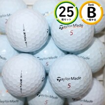 25個 2021年モデル TP5X テーラーメイド Bランク ホワイト TAYLORMADE 中古 ロストボール 送料無料_画像1